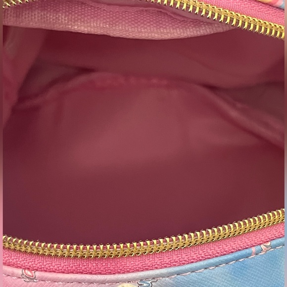 Under One Sky Rainbow Unicorn Backpack with Bow & Pom New with Tag - Picture 5 of 6